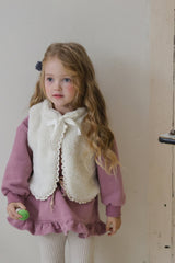 ［FLO］Coco fur vest