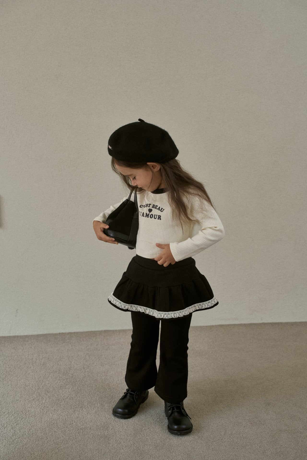 ［momo ann］Betty skirt leggings