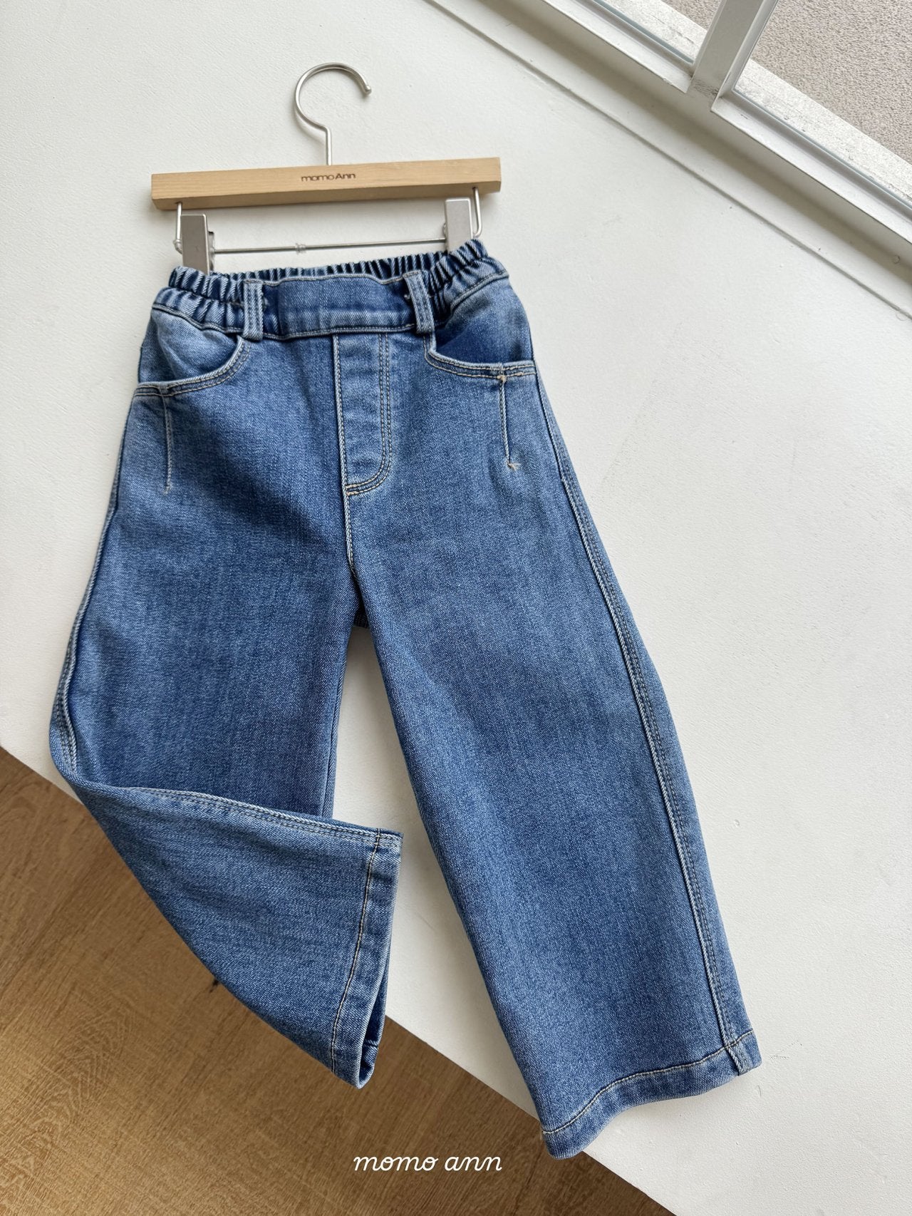 ［momo ann］Flec denim pants