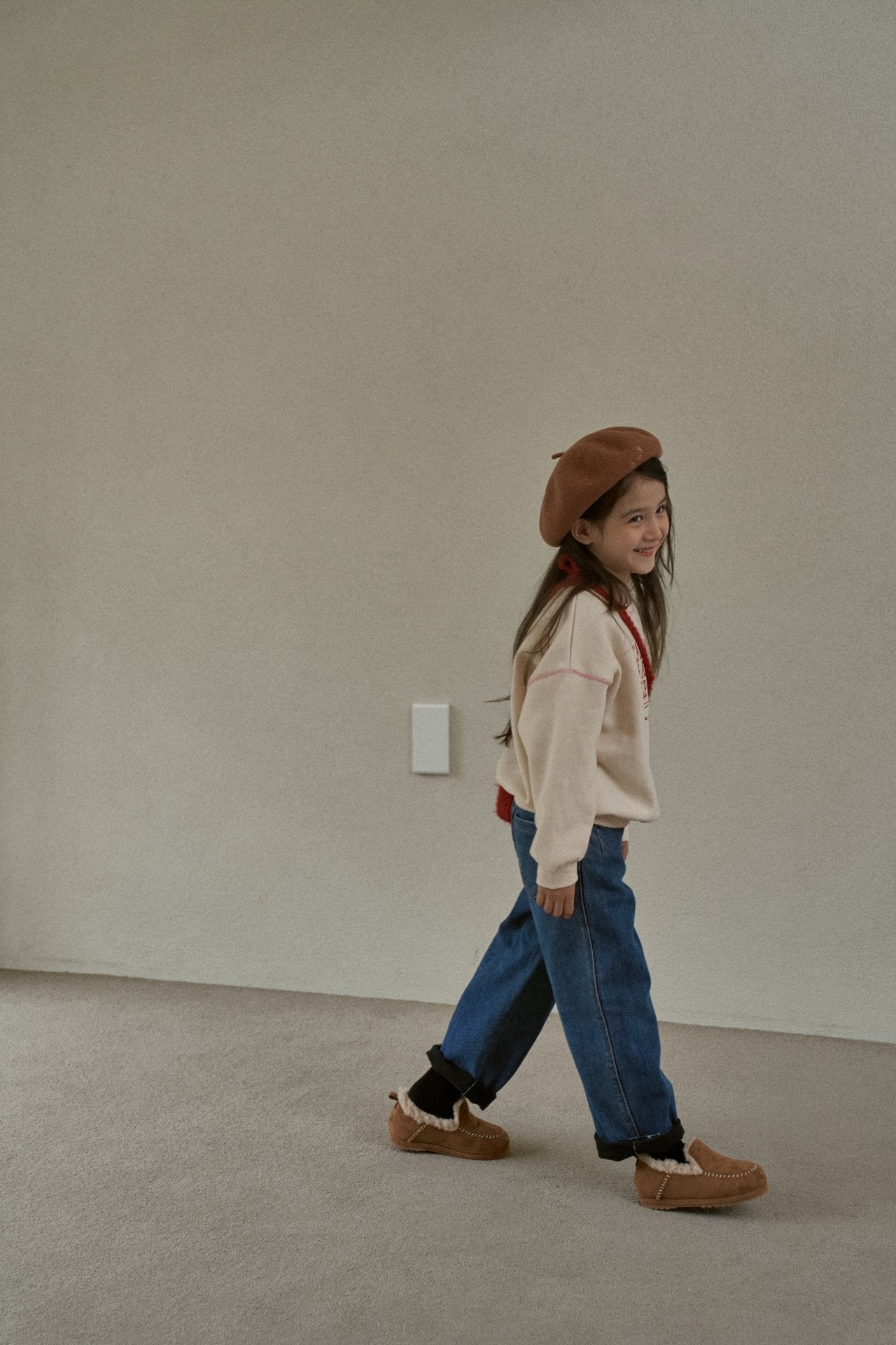 ［momo ann］Flec denim pants