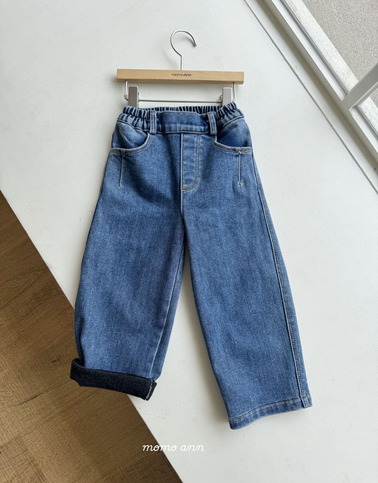 ［momo ann］Flec denim pants