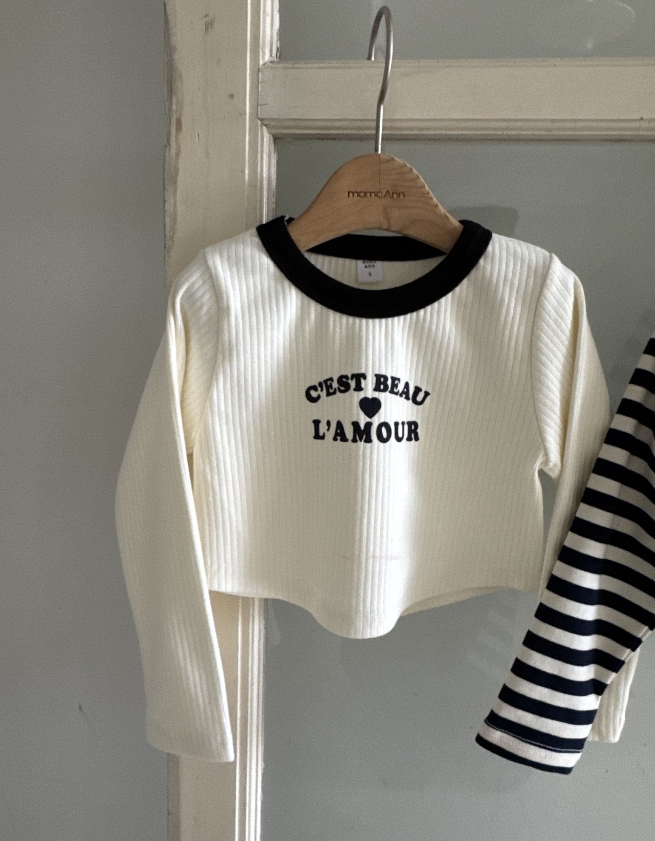 ［momo ann］Jelly crop tee