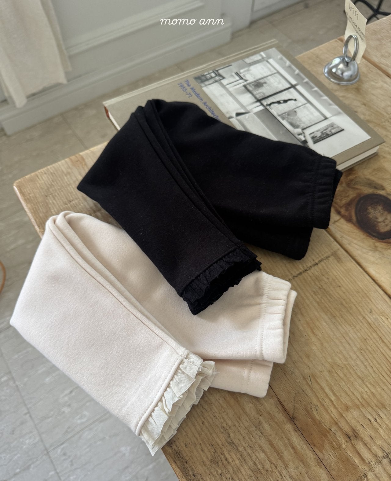 ［momo ann］Frill span pants