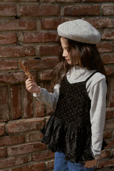 ［momo ann］Frill petit neck tops