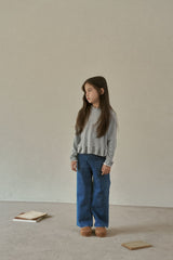［momo ann］Frill petit neck tops