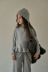 ［momo ann］Frill petit neck tops