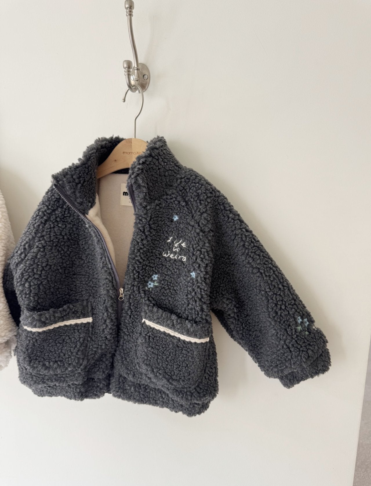［momo ann］Boa zip-up jacket