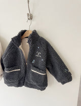 ［momo ann］Boa zip-up jacket