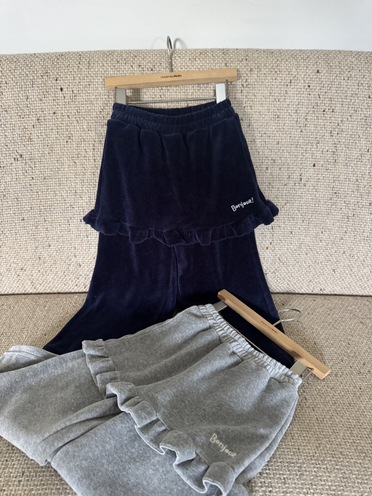 ［momo ann］Layered pants