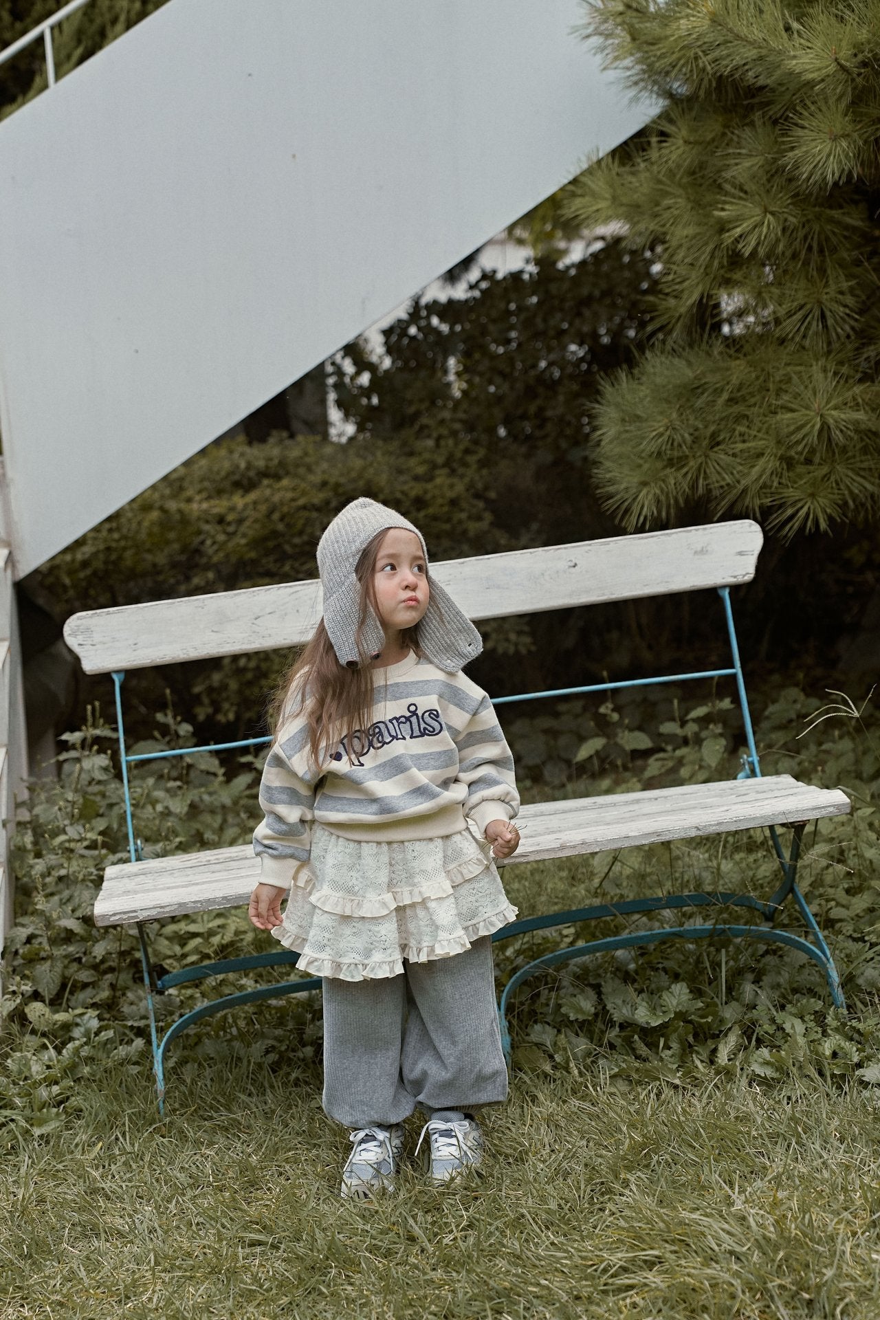 ［momo ann］Velvet jogger pants (kids)