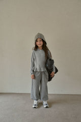 ［momo ann］Velvet jogger pants (kids)