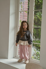 ［momo ann］Velvet jogger pants (kids)