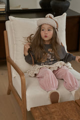 ［momo ann］Velvet jogger pants (kids)