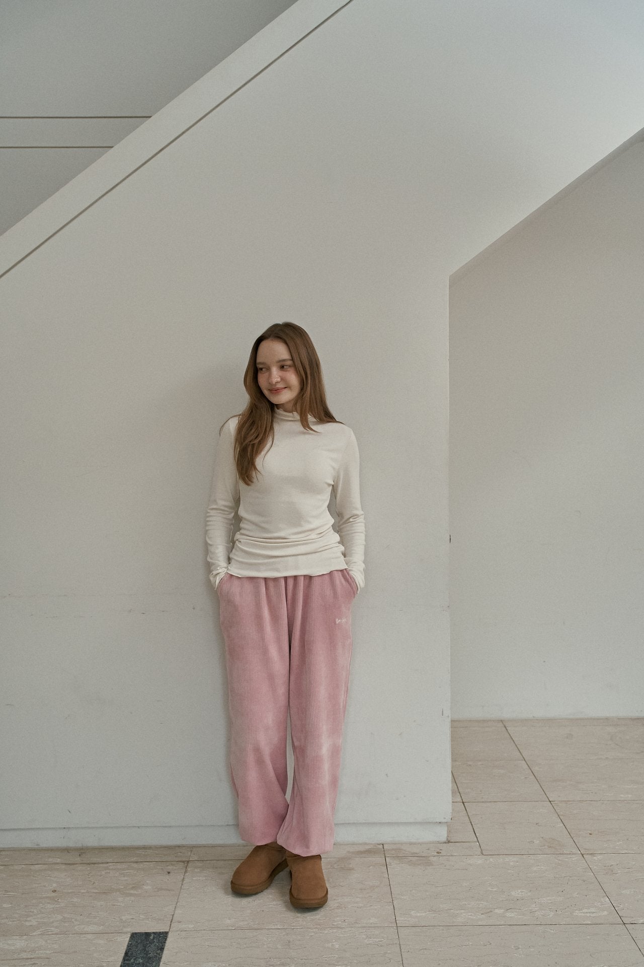 ［momo ann］Velvet jogger pants (adult)