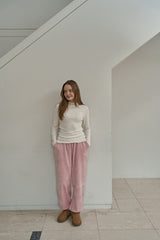 ［momo ann］Velvet jogger pants (adult)