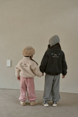 ［momo ann］Velvet jogger pants (kids)