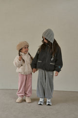 ［momo ann］Velvet jogger pants (kids)