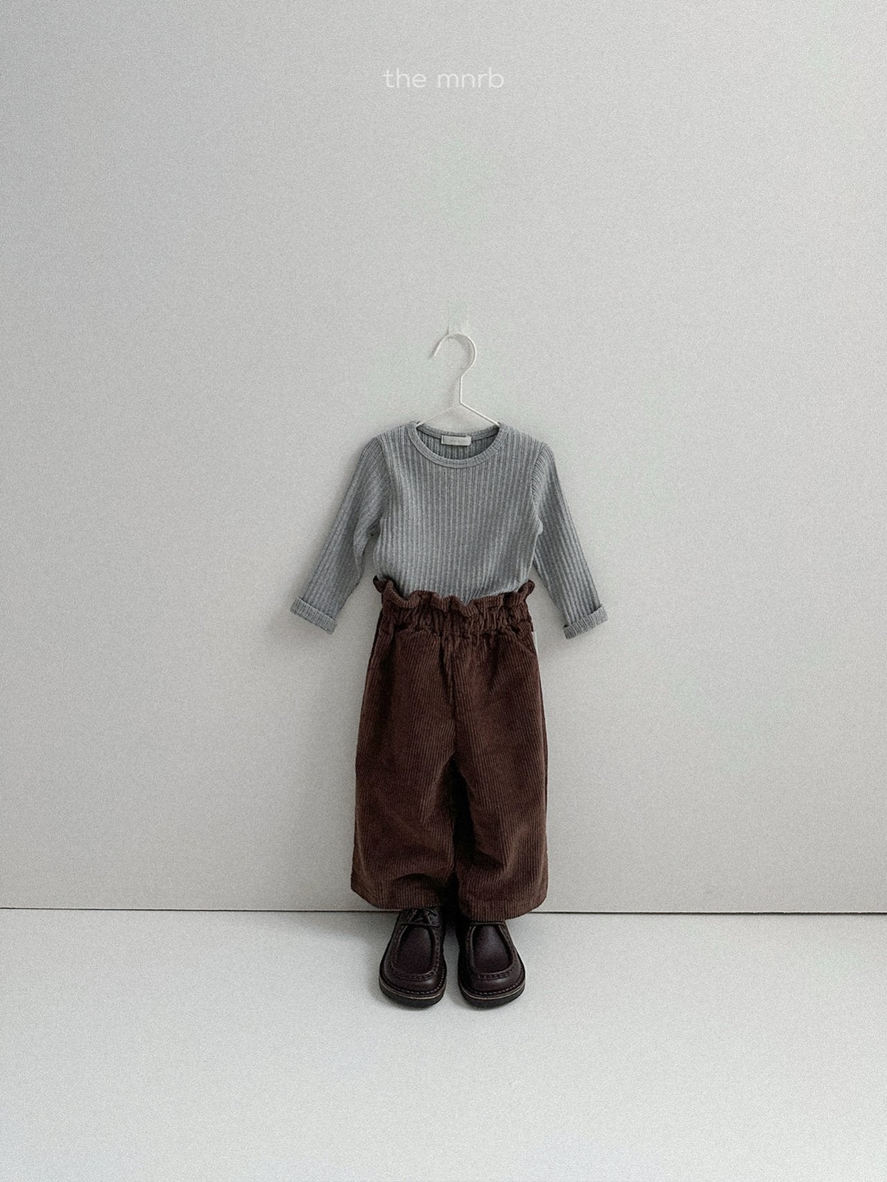 ［minirobe］Winter ribbed T-shirt