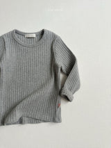 ［minirobe］Winter ribbed T-shirt