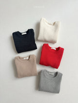 ［minirobe］Winter ribbed T-shirt
