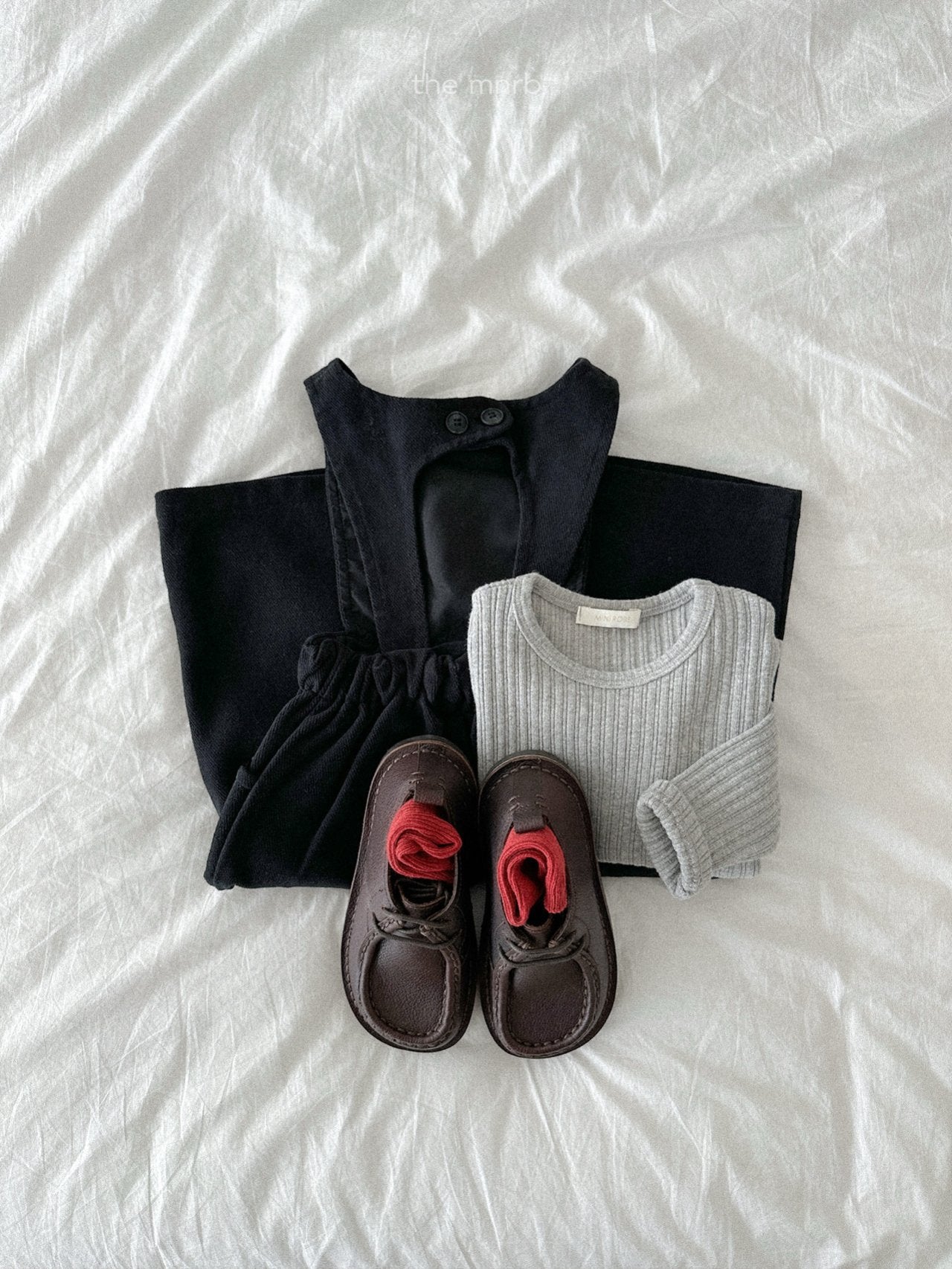 ［minirobe］Peach washing overall