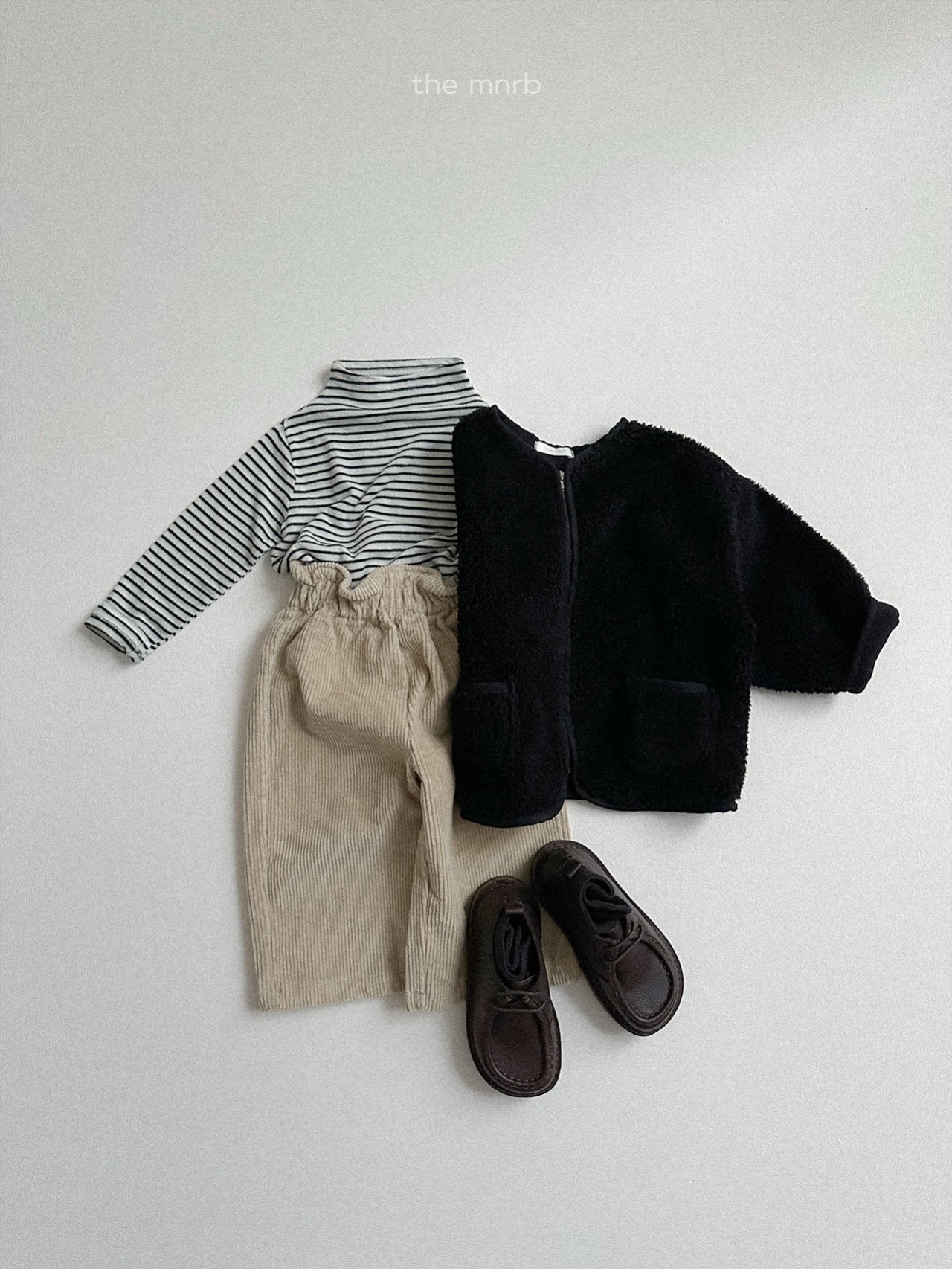 ［minirobe］Merino half turtleneck tops