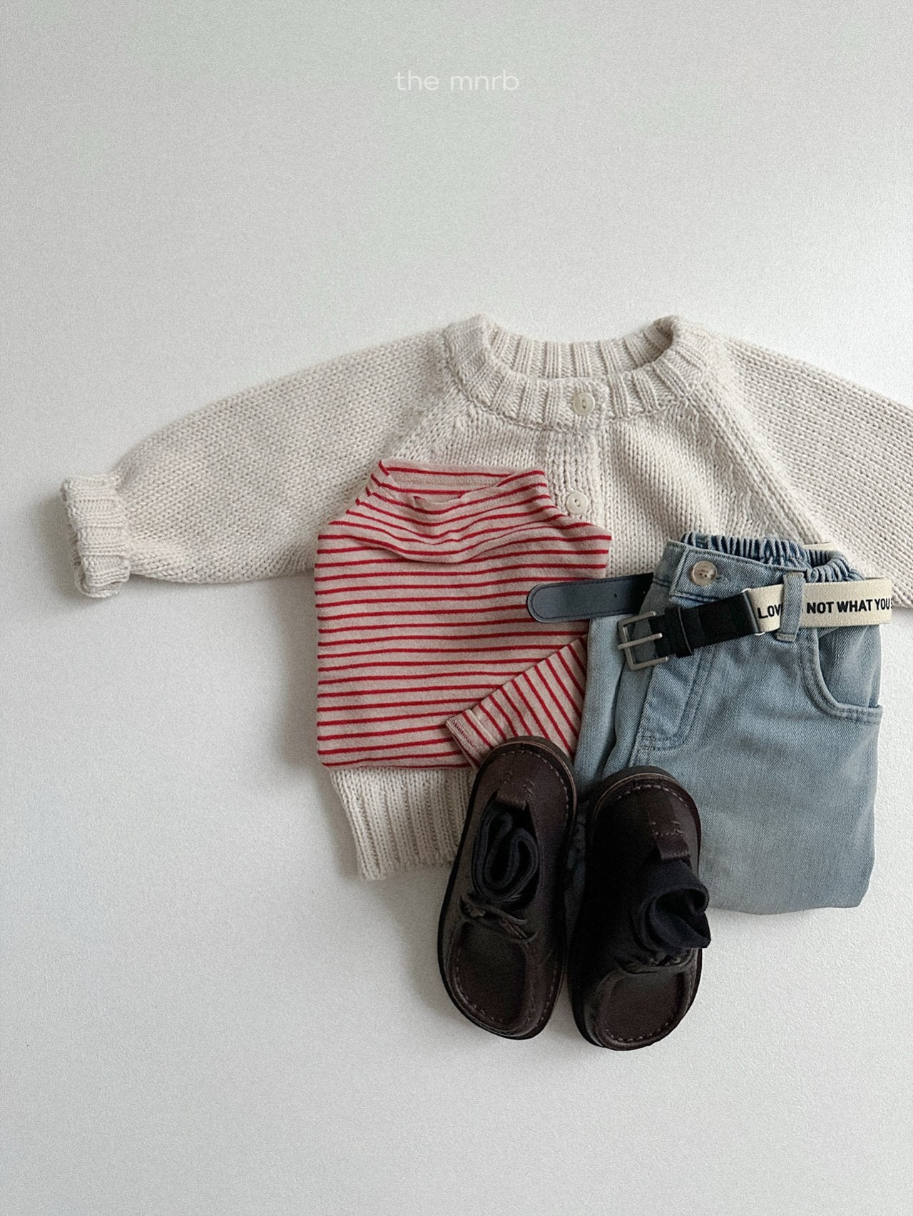 ［minirobe］Merino half turtleneck tops