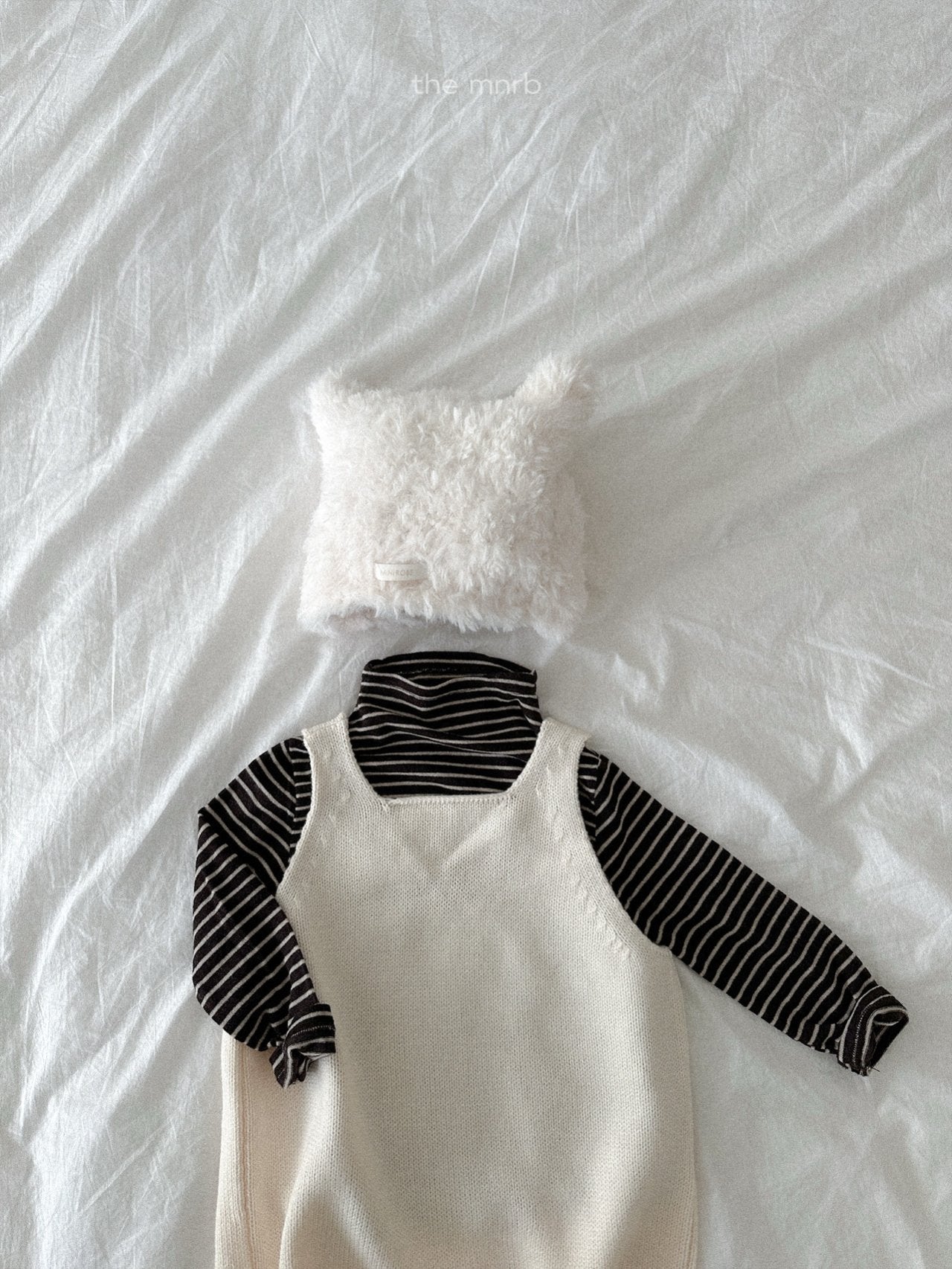 ［minirobe］Merino half turtleneck tops