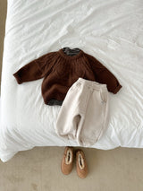 ［minirobe］Merino half turtleneck tops