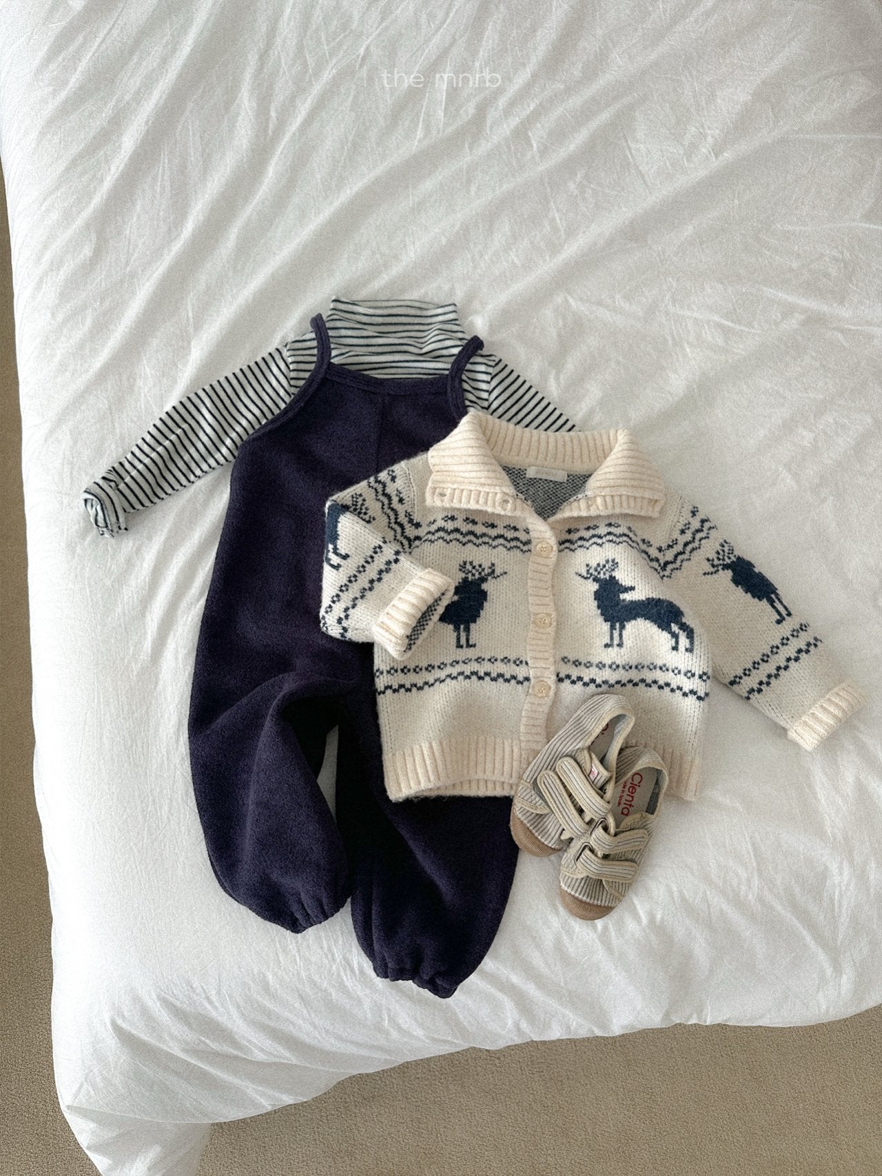 ［minirobe］Merino half turtleneck tops