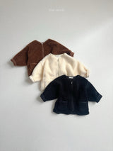 ［minirobe］Teddy bear zip-up