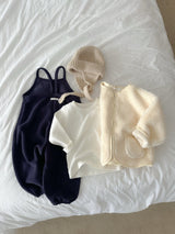 ［minirobe］Teddy bear zip-up