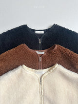 ［minirobe］Teddy bear zip-up