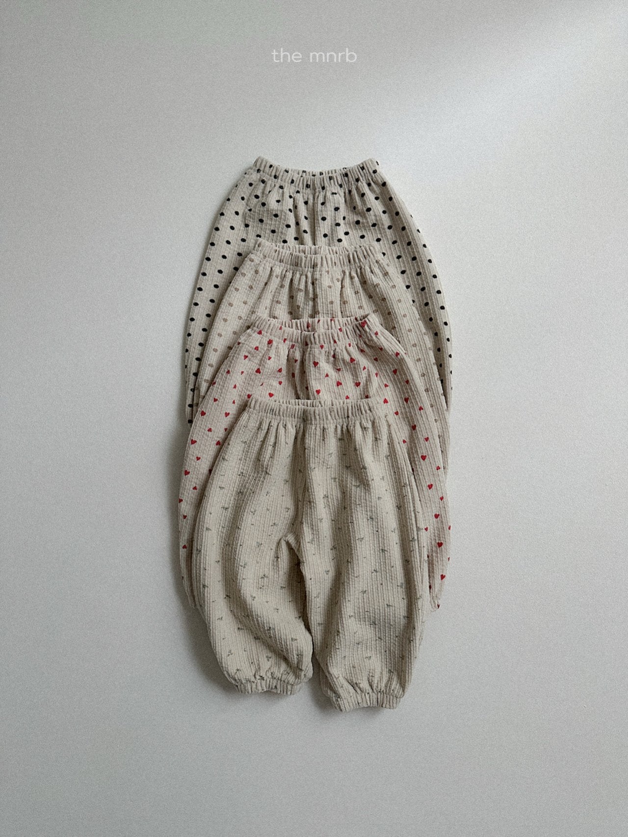 ［minirobe］Round jogger pants