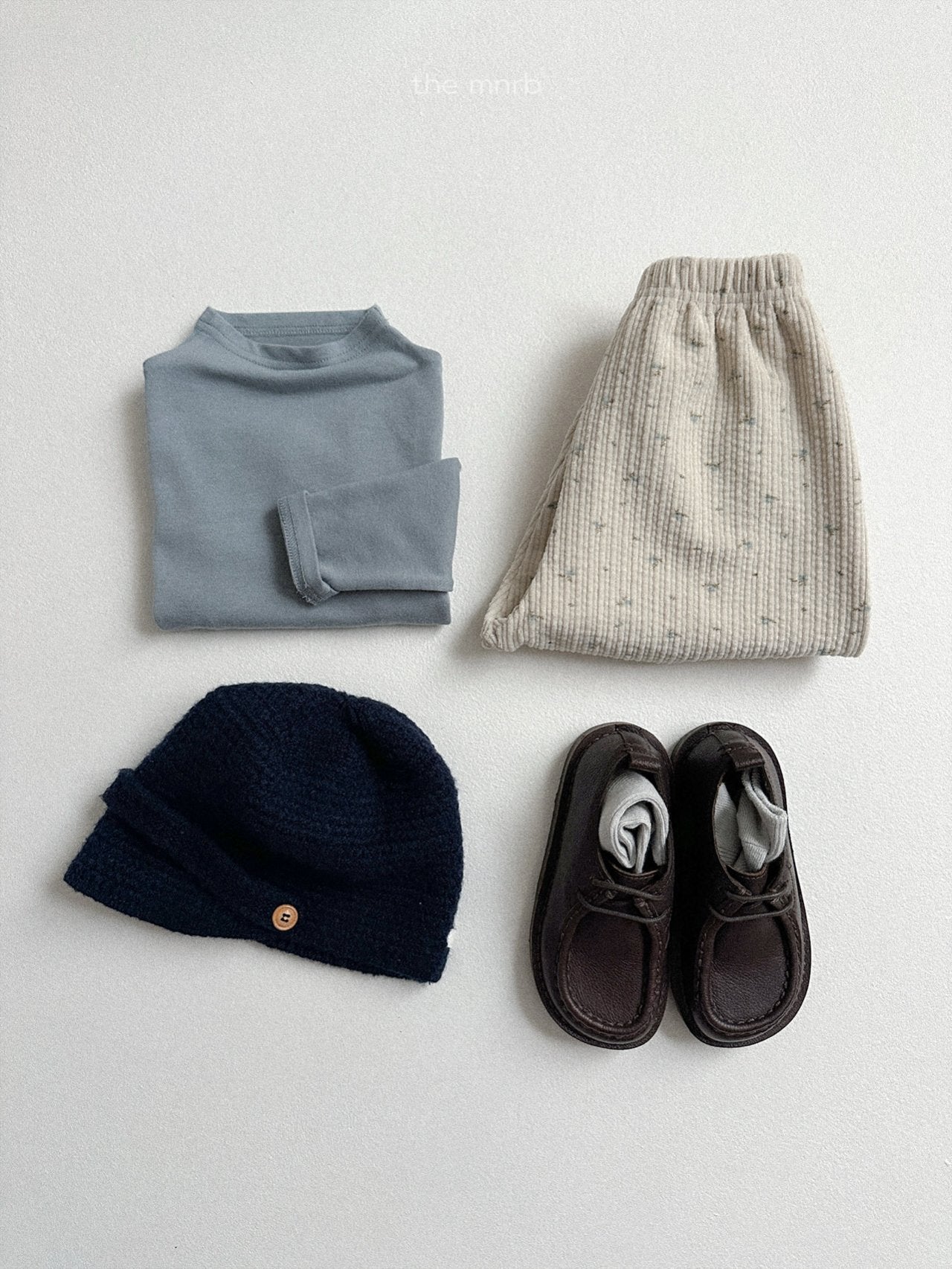 ［minirobe］Round jogger pants