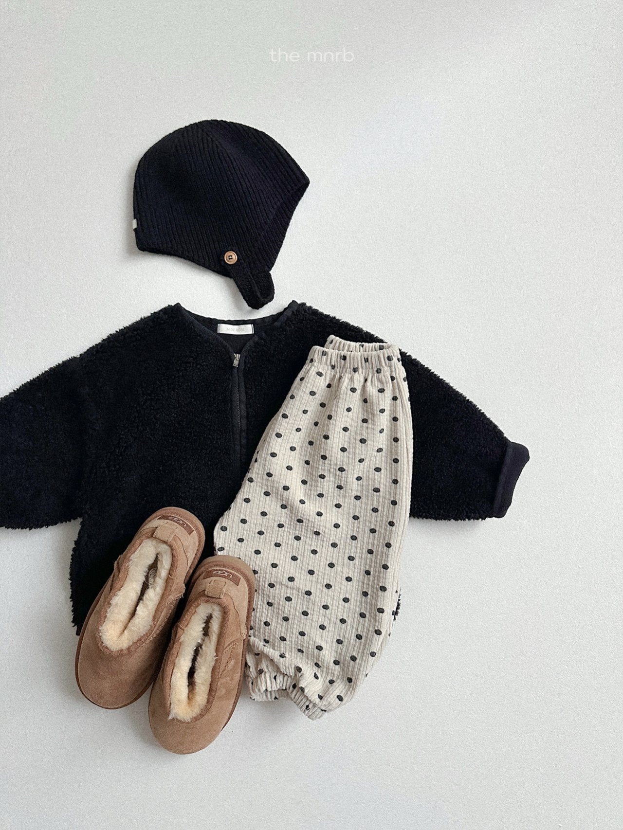 ［minirobe］Round jogger pants