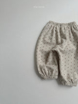 ［minirobe］Round jogger pants