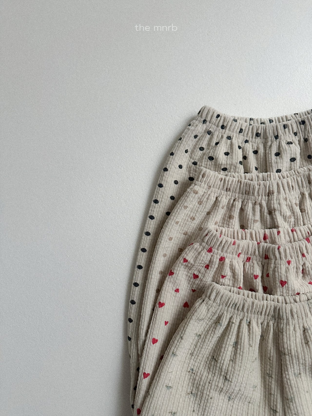 ［minirobe］Round jogger pants