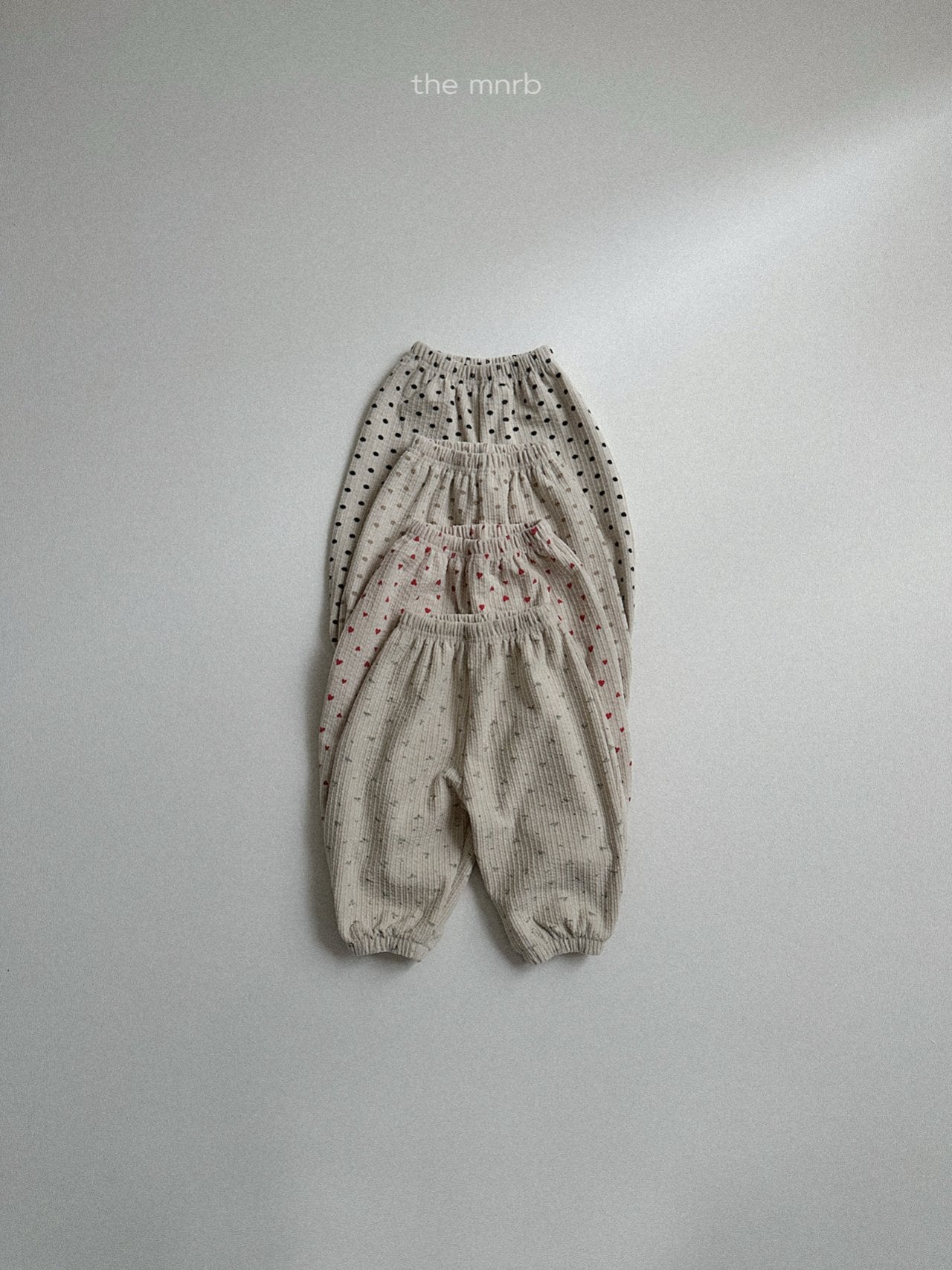 ［minirobe］Round jogger pants