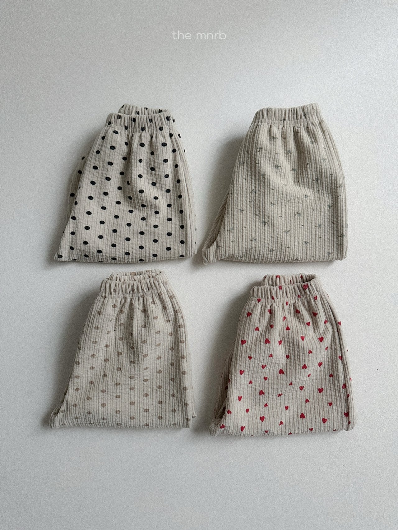 ［minirobe］Round jogger pants