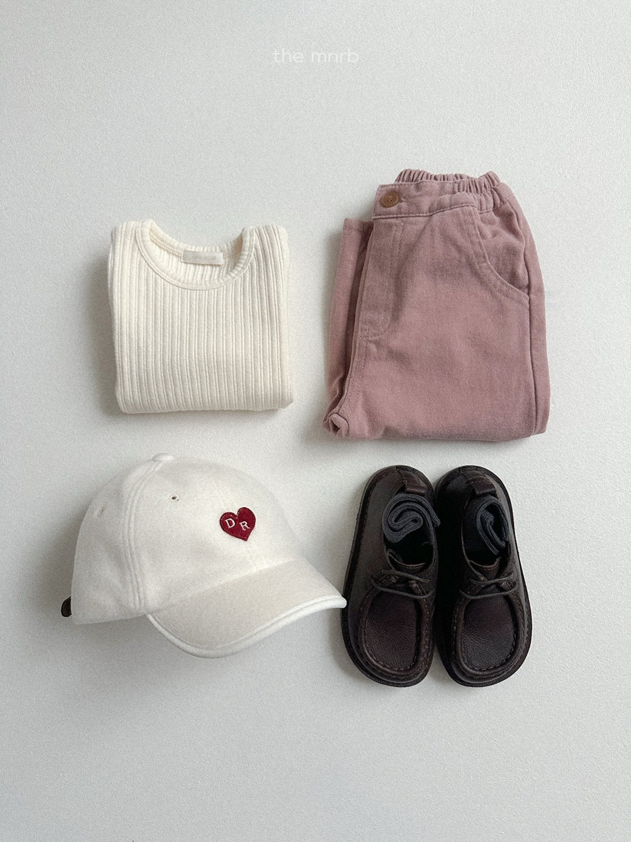 ［minirobe］Basic straight pants