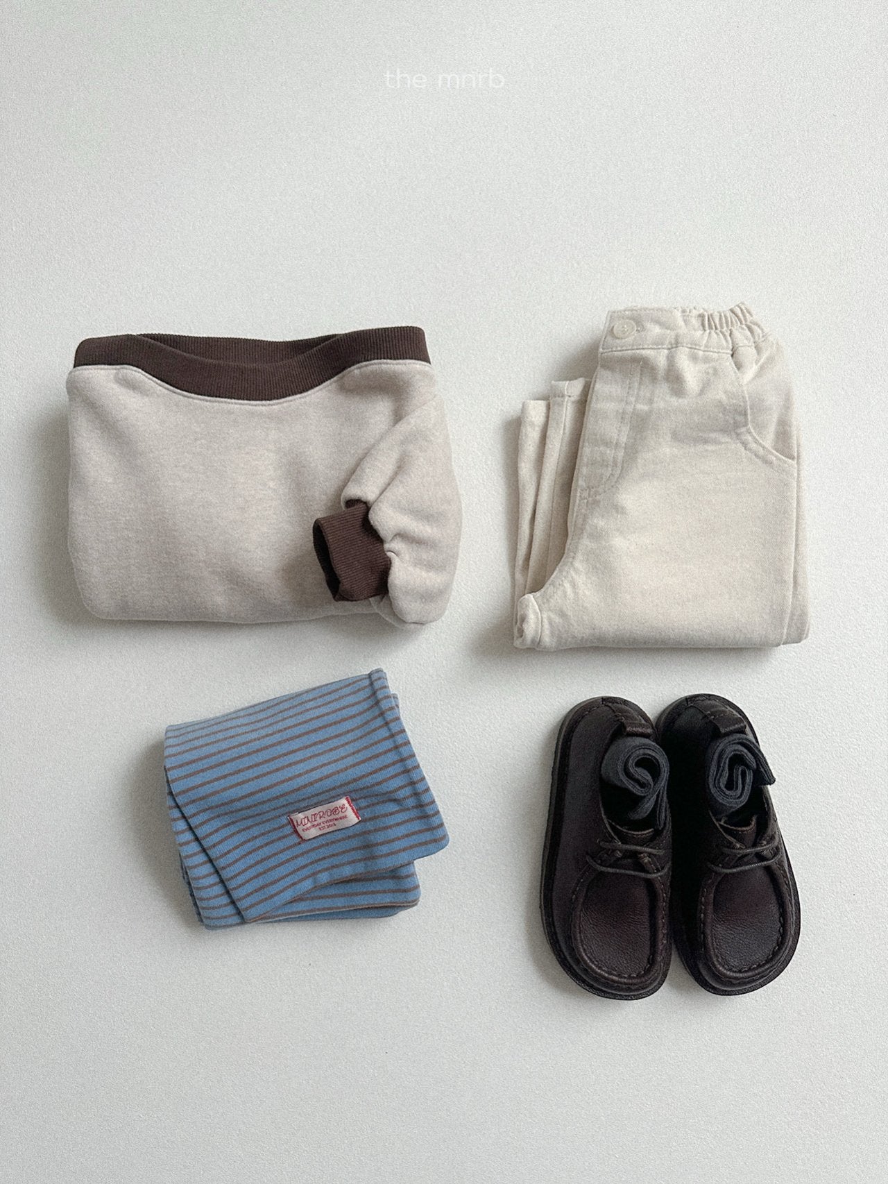 ［minirobe］Basic straight pants