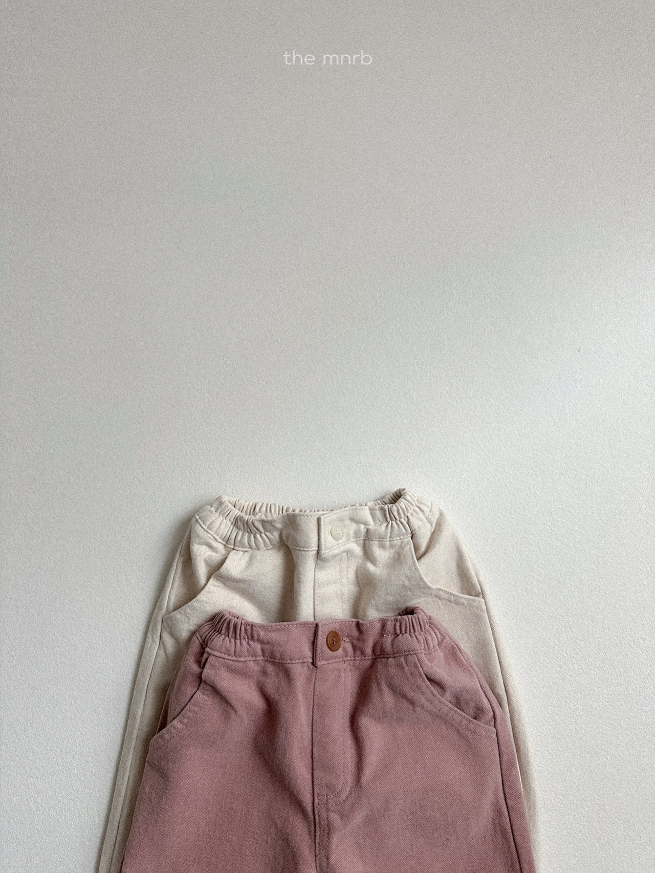 ［minirobe］Basic straight pants