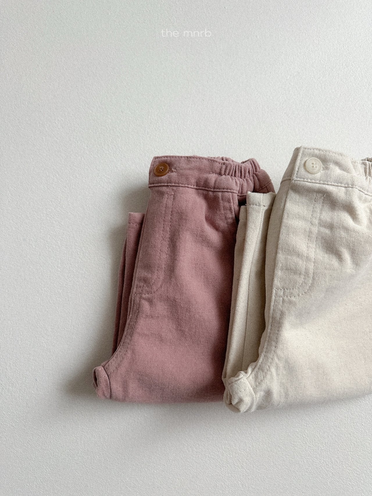 ［minirobe］Basic straight pants