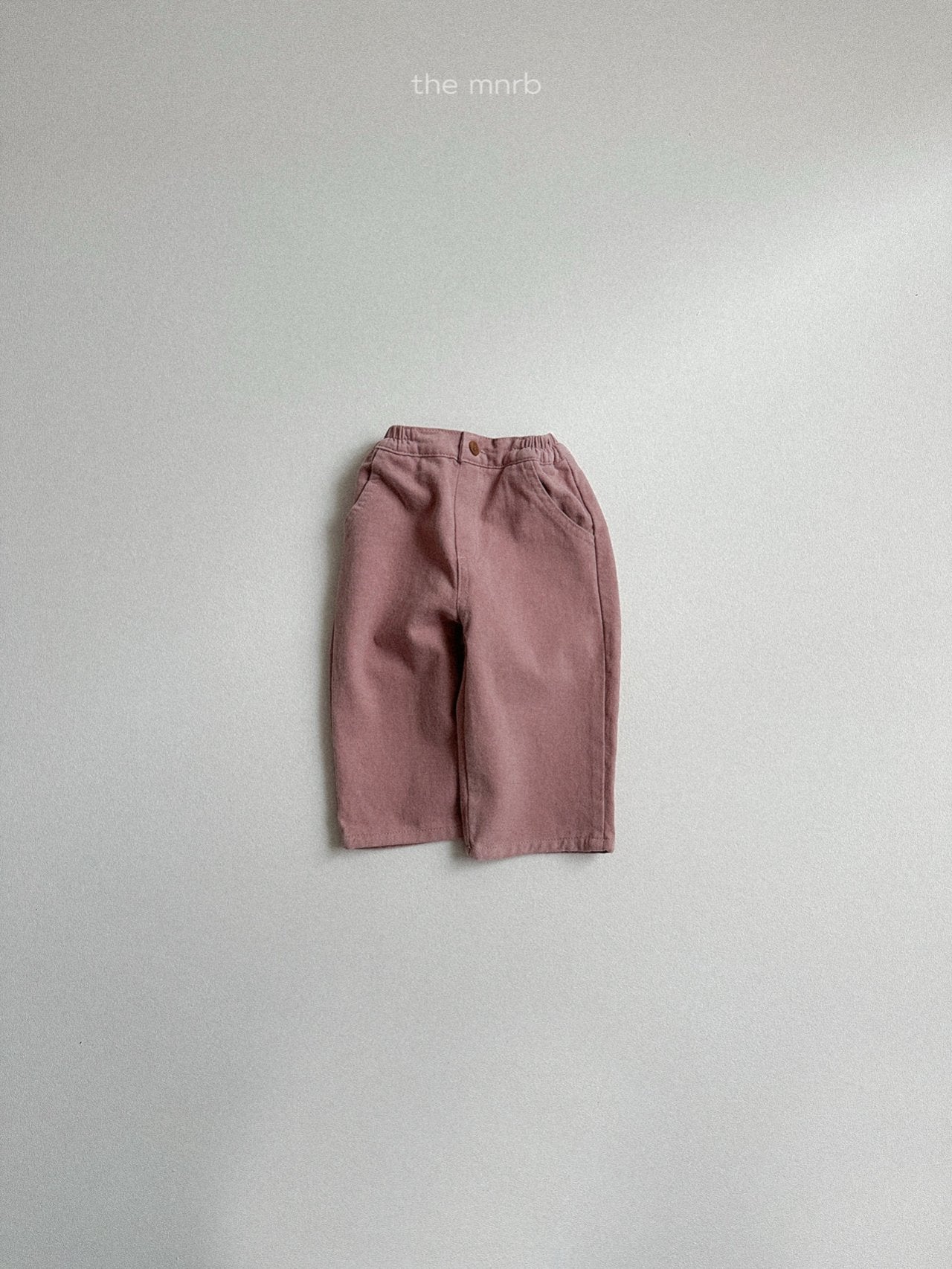 ［minirobe］Basic straight pants