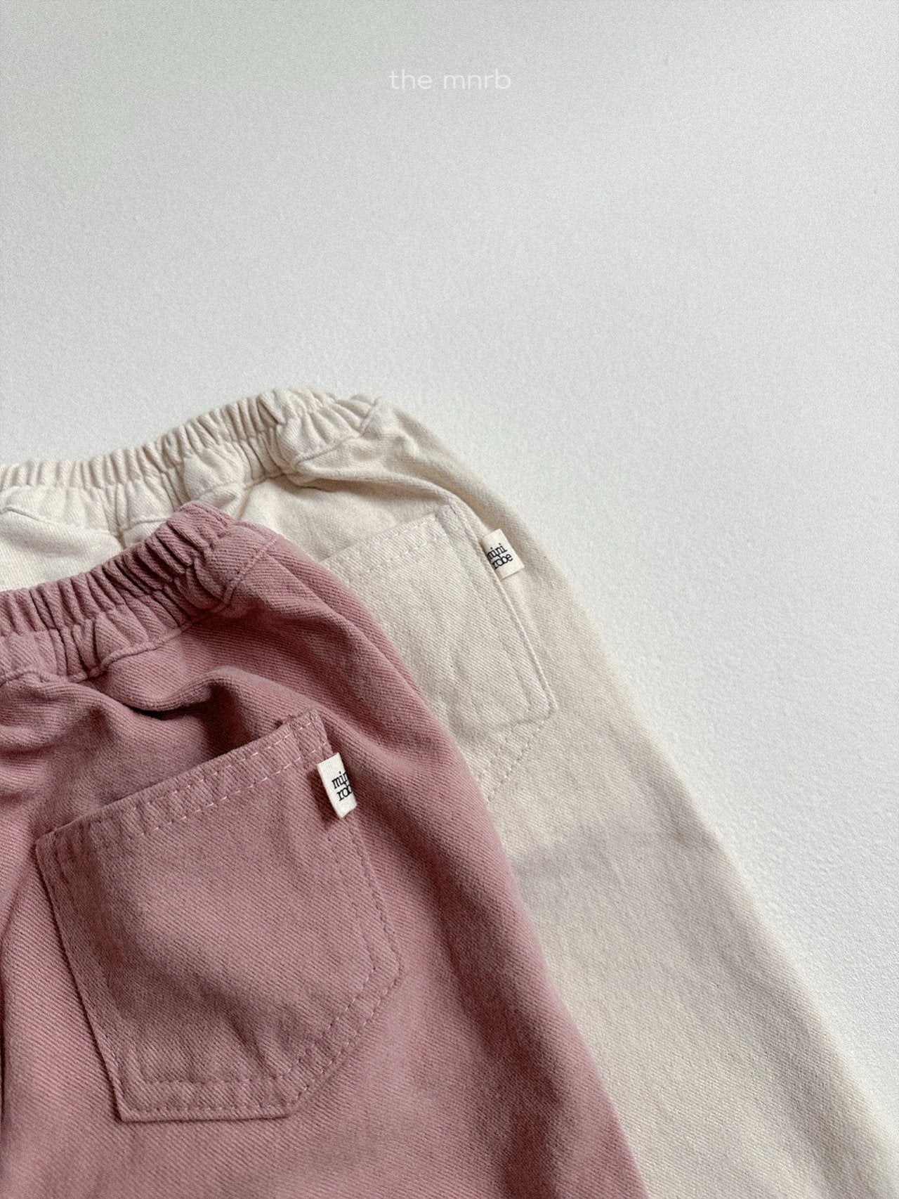 ［minirobe］Basic straight pants