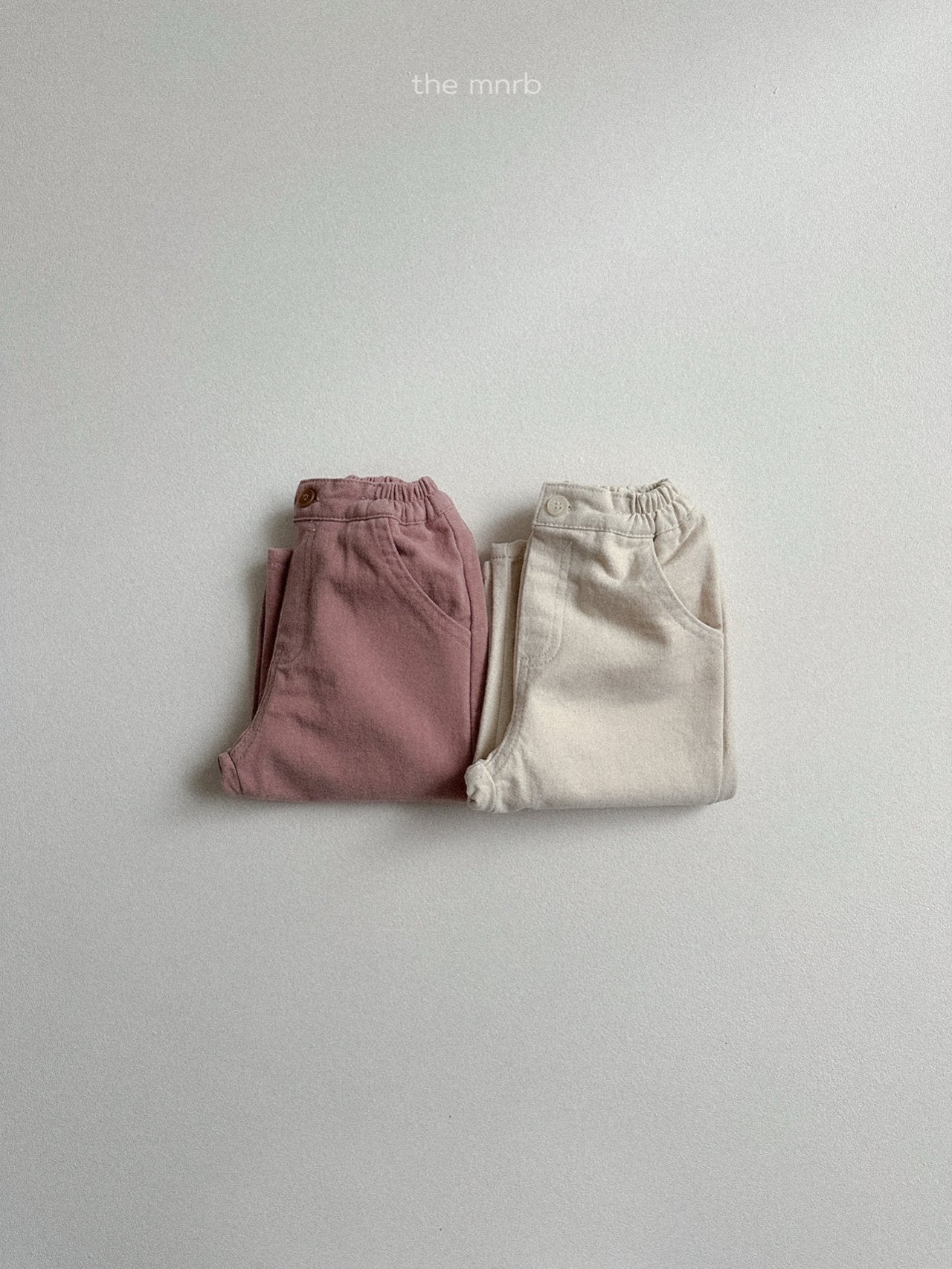 ［minirobe］Basic straight pants