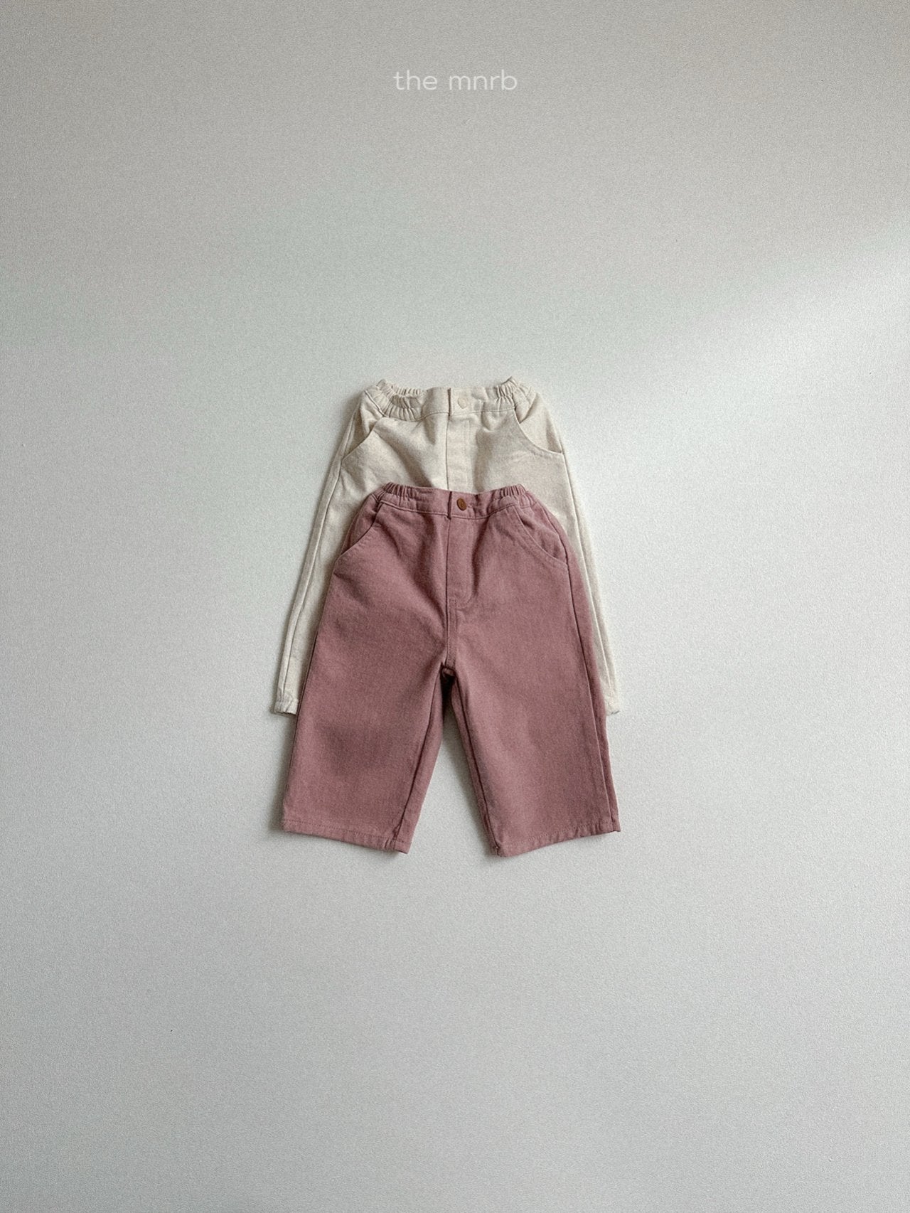 ［minirobe］Basic straight pants