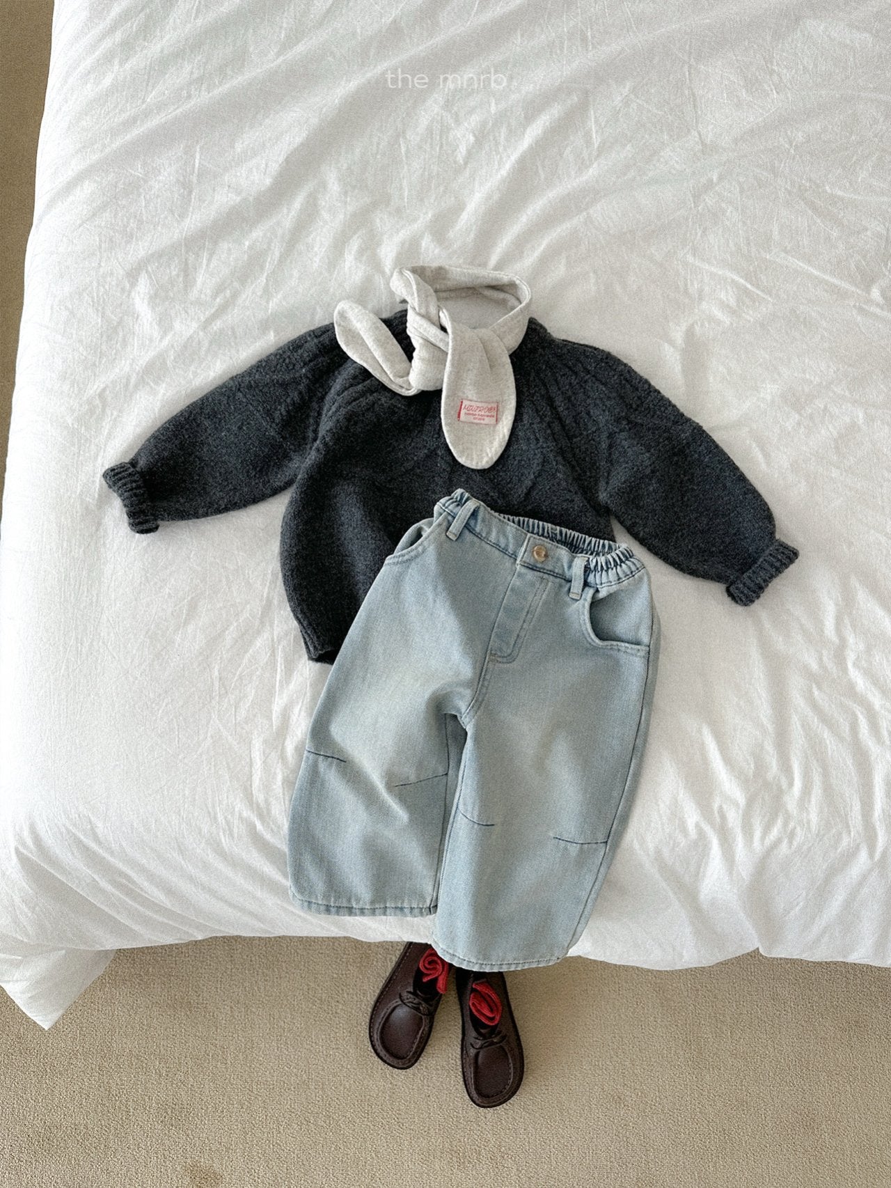 ［minirobe］Cable knitwear