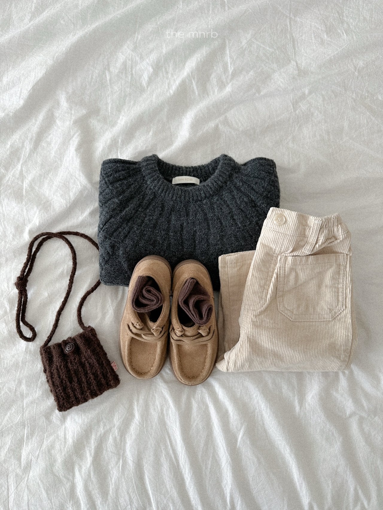 ［minirobe］Cable knitwear